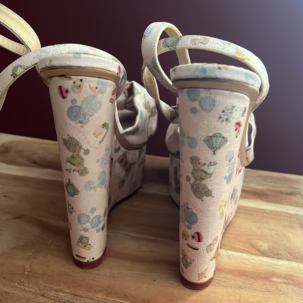Charlotte Olympia Dog Grooming Wedge Heels - Picture 5 of 6